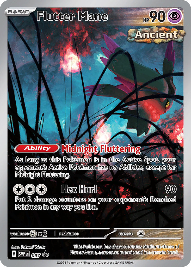 Flutter Mane⁣ - SV Black Star Promos⁣ (Promo)⁣ [097] English / Near Mint / Normal