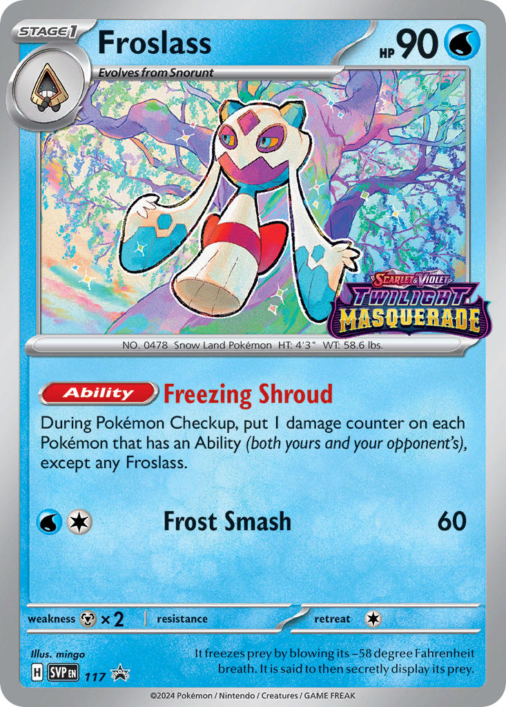 Froslass - SV Black Star Promos (Promo) [SVP-117] English / Near Mint / Normal