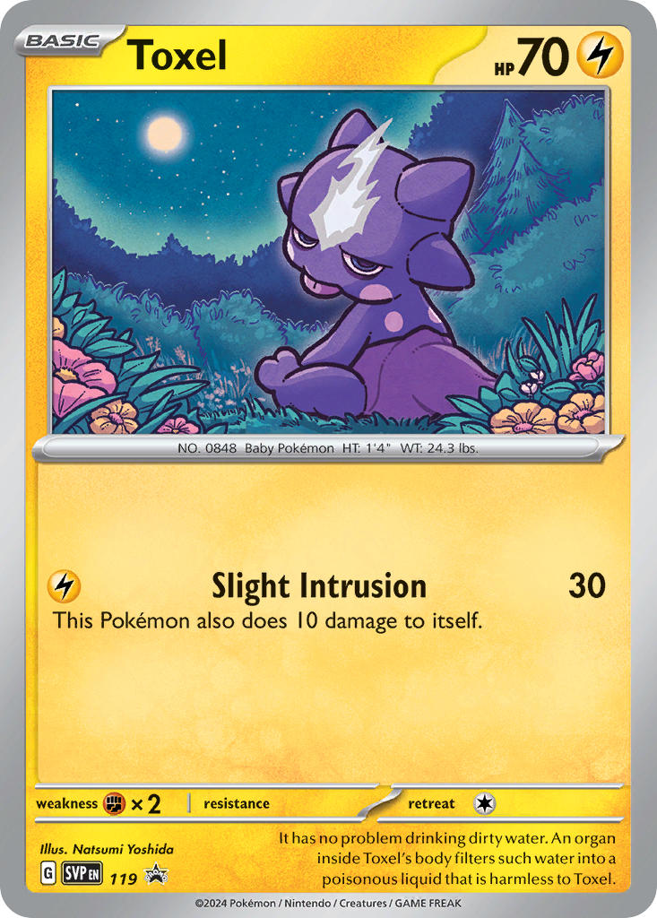 Toxel⁣ - SV Black Star Promos⁣ (Promo)⁣ [119] English / Near Mint / Normal