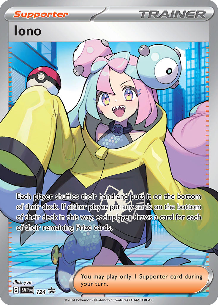 Iono⁣ - SV Black Star Promos⁣ (Promo)⁣ [124] English / Near Mint / Normal
