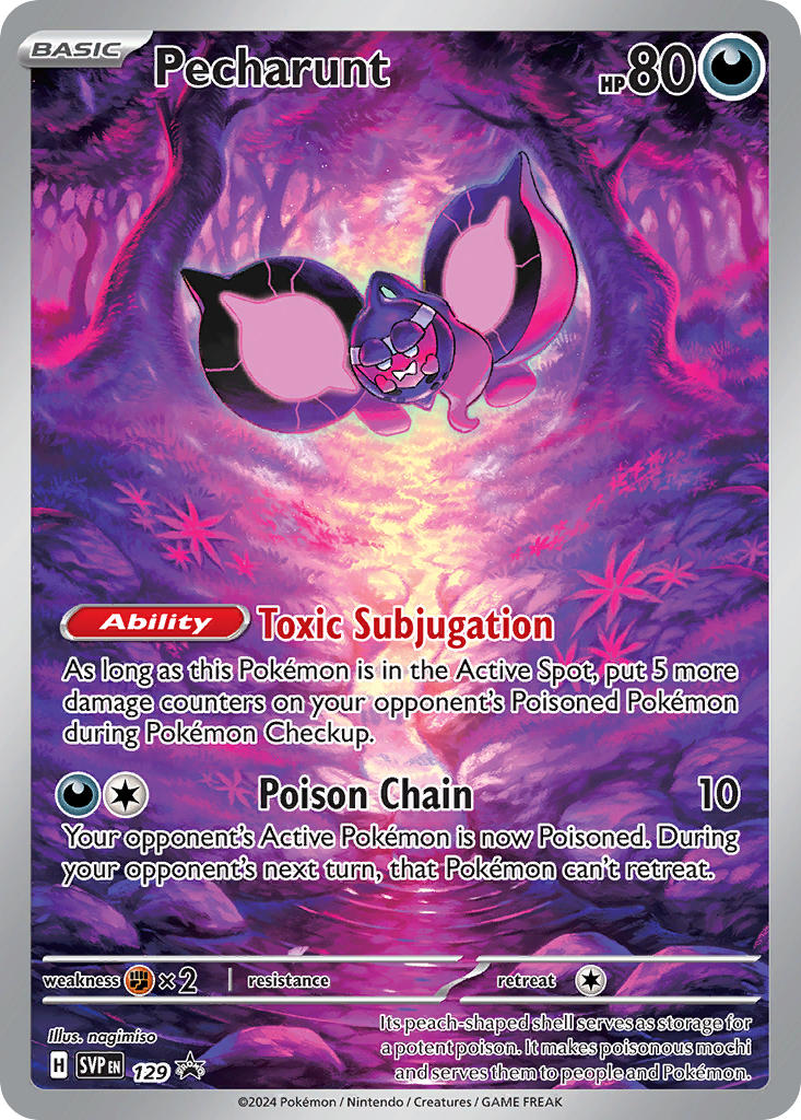 Pecharunt⁣ - SV Black Star Promos⁣ (Promo)⁣ [129] English / Near Mint / Normal