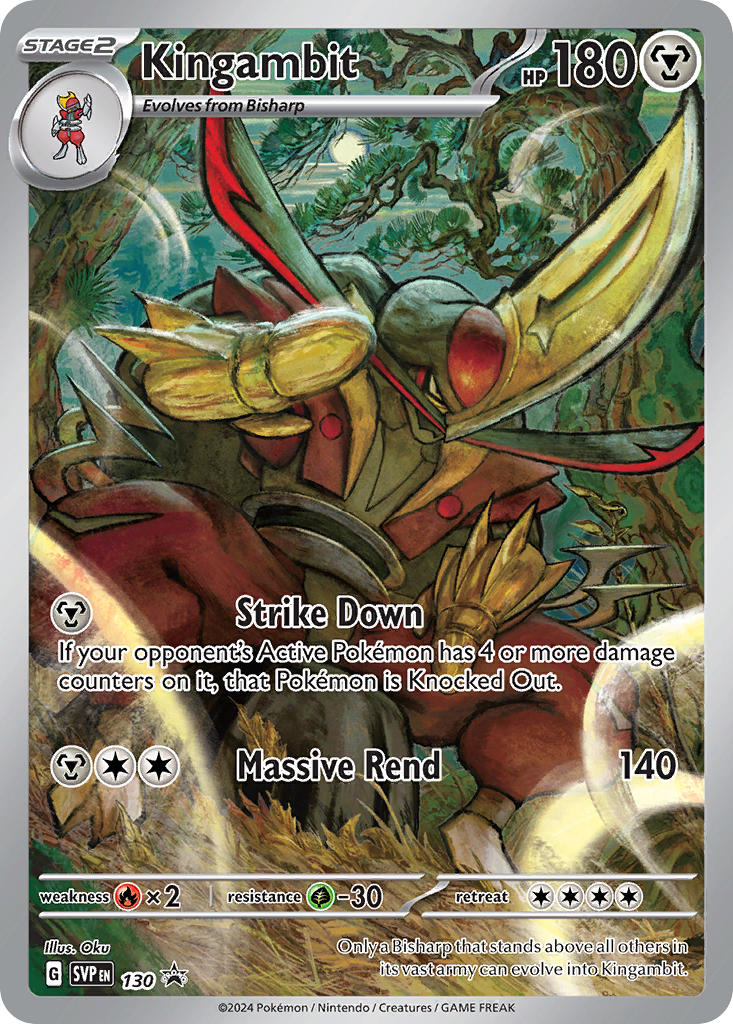 Kingambit⁣ - SV Black Star Promos⁣ (Promo)⁣ [130] English / Near Mint / Normal