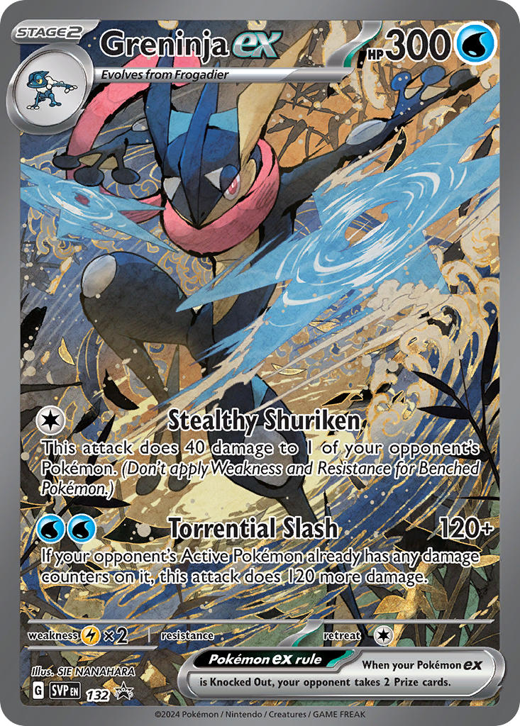 Greninja ex⁣ - SV Black Star Promos⁣ (Promo)⁣ [132] English / Near Mint / Normal
