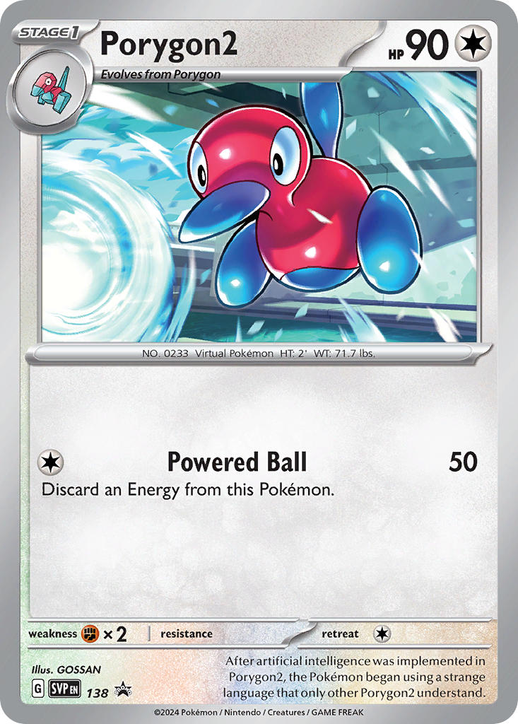 Porygon2 - SV Black Star Promos (Promo) [SVP-138] English / Near Mint / Normal