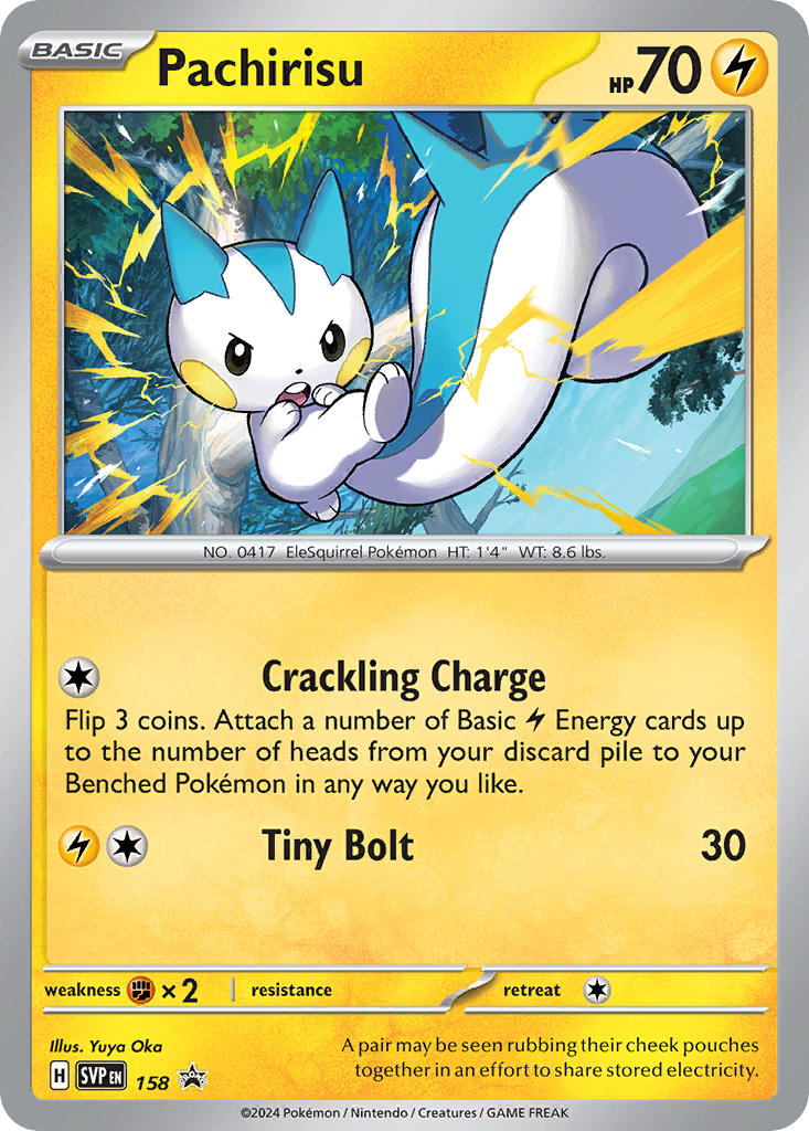 Pachirisu - SV Black Star Promos (Promo) [SVP-158] English / Near Mint / Normal