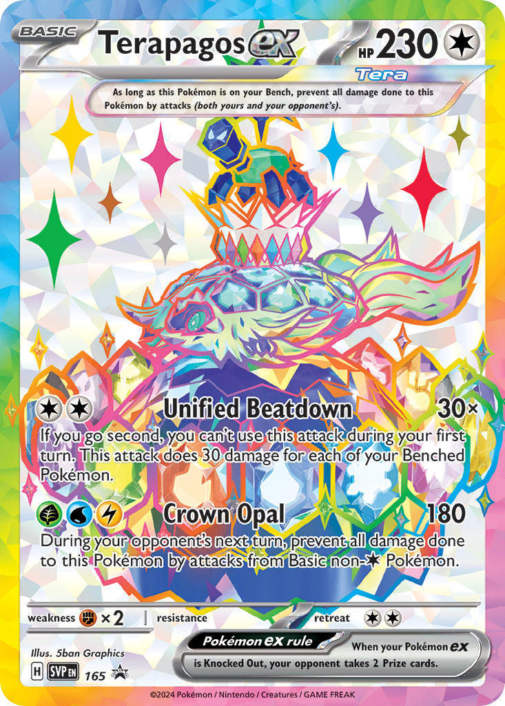 Terapagos ex - SV Black Star Promos (Promo) [SVP-165] English / Near Mint / Normal