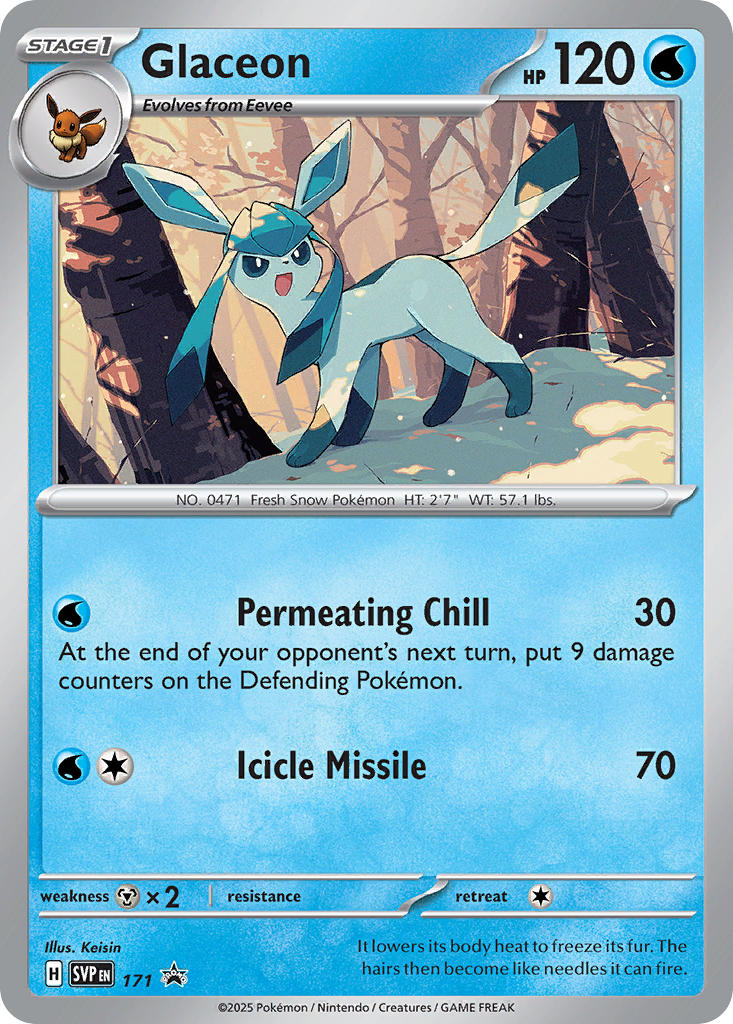Glaceon⁣ - SV Black Star Promos⁣ (Promo)⁣ [171] English / Near Mint / Normal