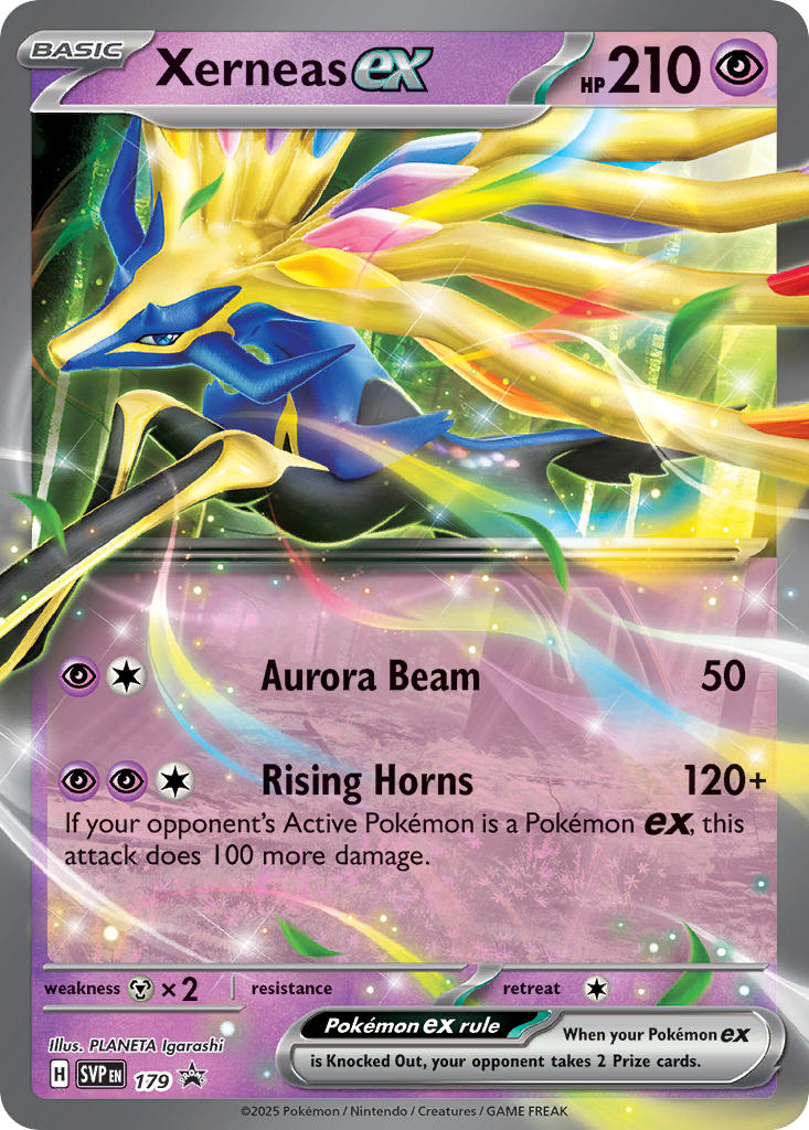 Xerneas ex - SV Black Star Promos (Promo) [SVP-179] English / Near Mint / Normal