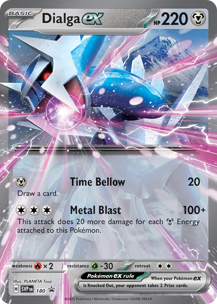 Dialga ex - SV Black Star Promos (Promo) [SVP-180] English / Near Mint / Normal