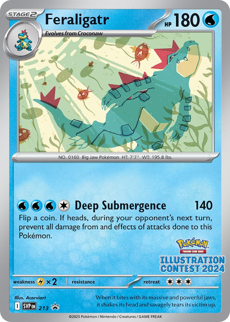 Feraligatr - SV Black Star Promos (Promo) [SVP-213] English / Near Mint / Normal