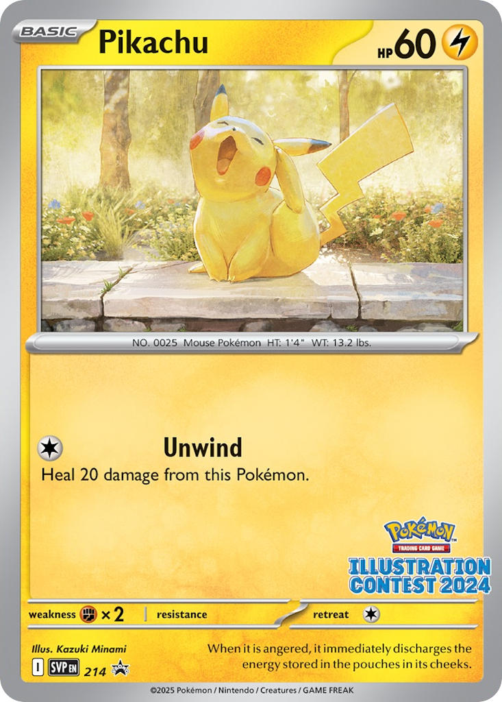Pikachu - SV Black Star Promos (Promo) [SVP-214] English / Near Mint / Normal