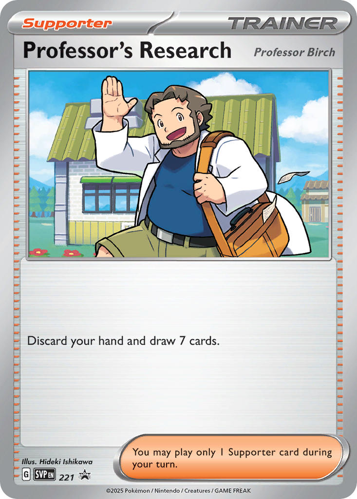 Professor's Research - Professor Birch - SV Black Star Promos (Promo) [SVP-221] English / Near Mint / Normal