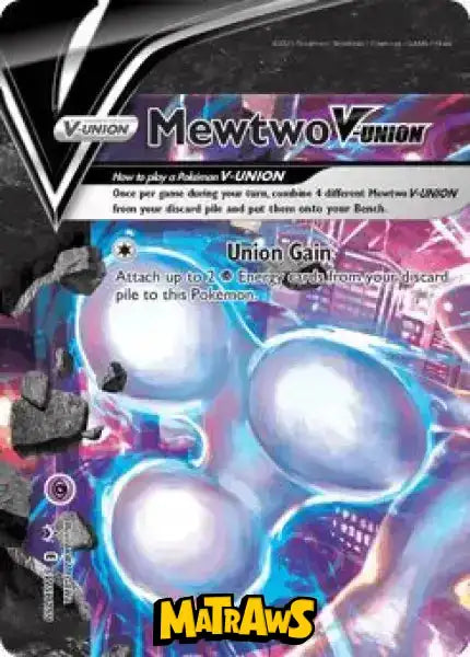 (SWSH159) Mewtwo V-UNION - Promo (Top-Left) Enkeltkort SWSH Promos 
