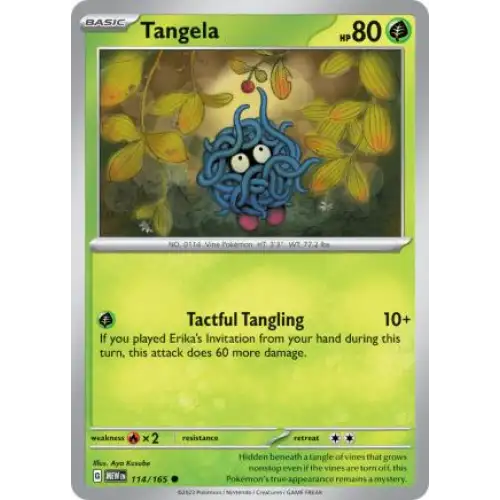 Tangela - 114/165 - Enkeltkort