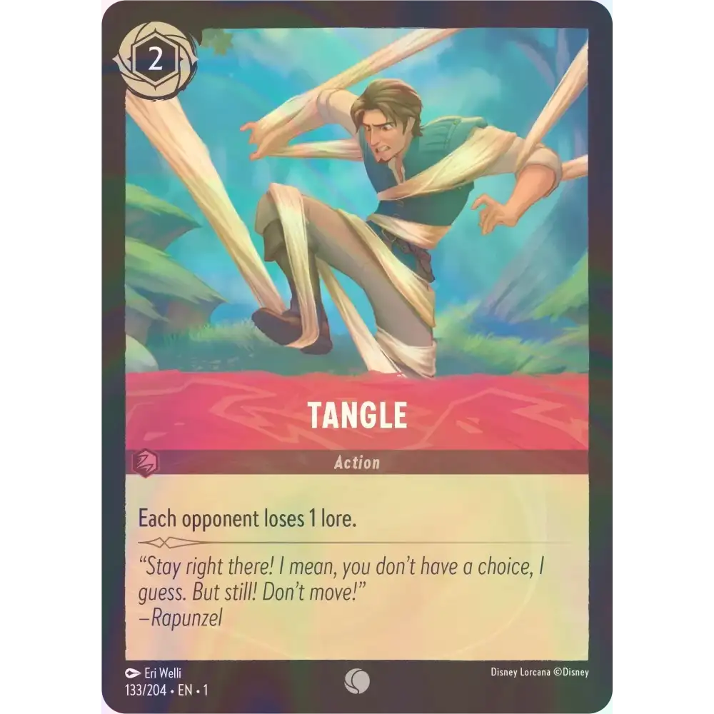 Tangle - Foil (Common) - 133/204 - Disney Lorcana Singles