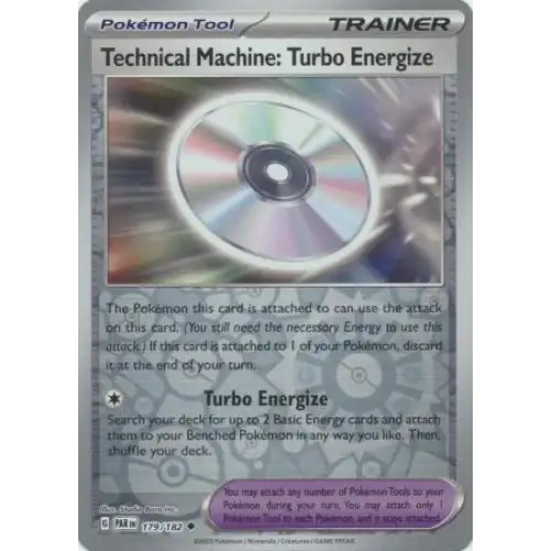 Technical Machine: Turbo Energize - Reverse - 179/182