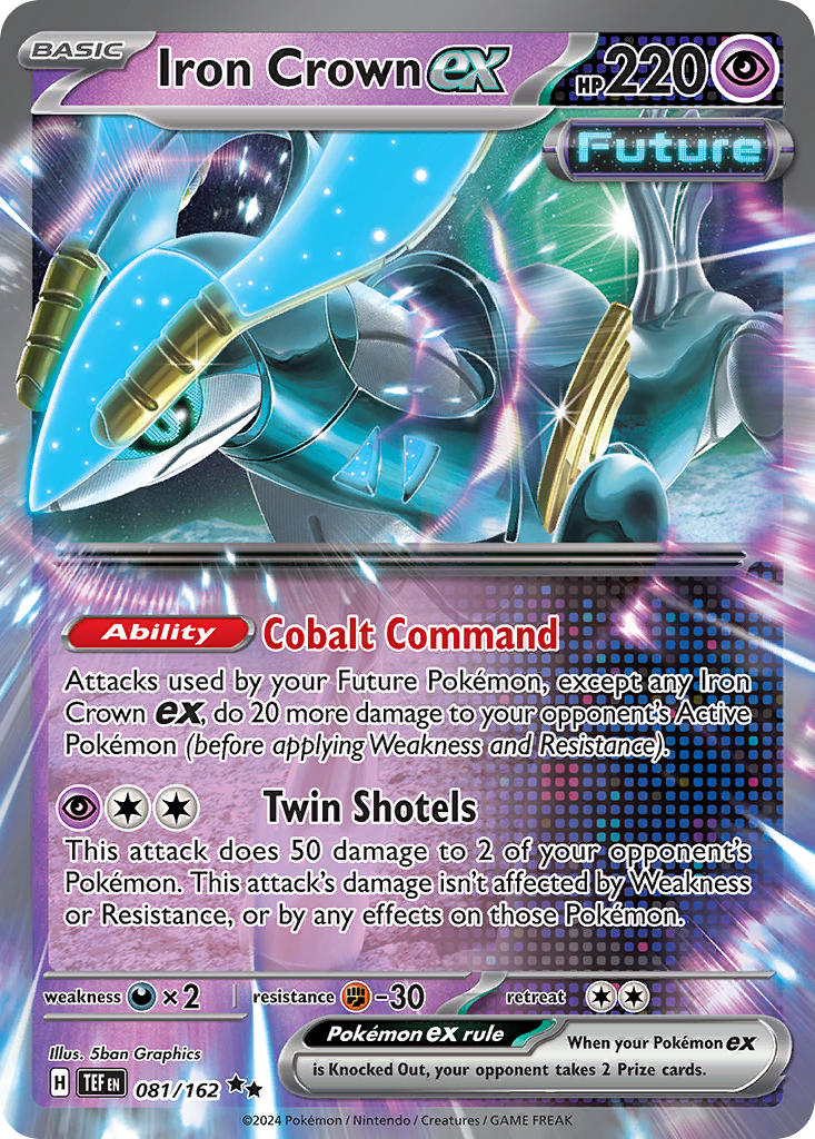 Iron Crown ex⁣ - Temporal Forces⁣ (Double Rare)⁣ [081] English / Near Mint / Normal