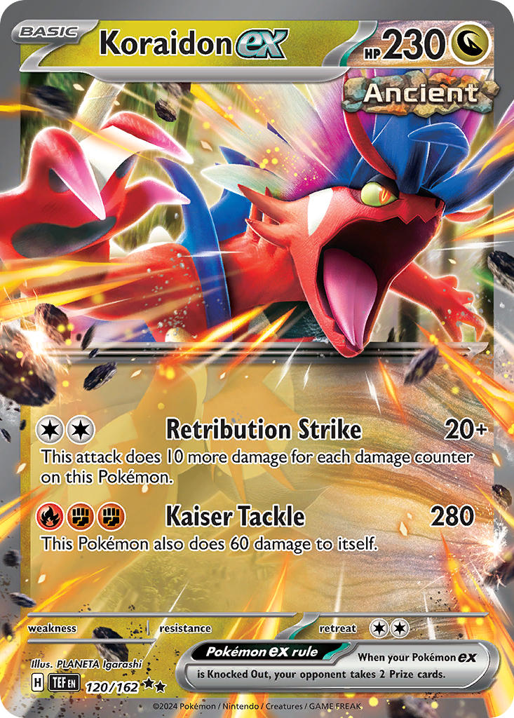 Koraidon ex⁣ - Temporal Forces⁣ (Double Rare)⁣ [120] English / Near Mint / Normal