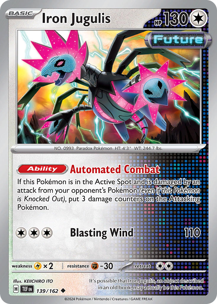 Iron Jugulis⁣ - Temporal Forces⁣ (Uncommon)⁣ [139] English / Near Mint / Reverse-Holo Normal