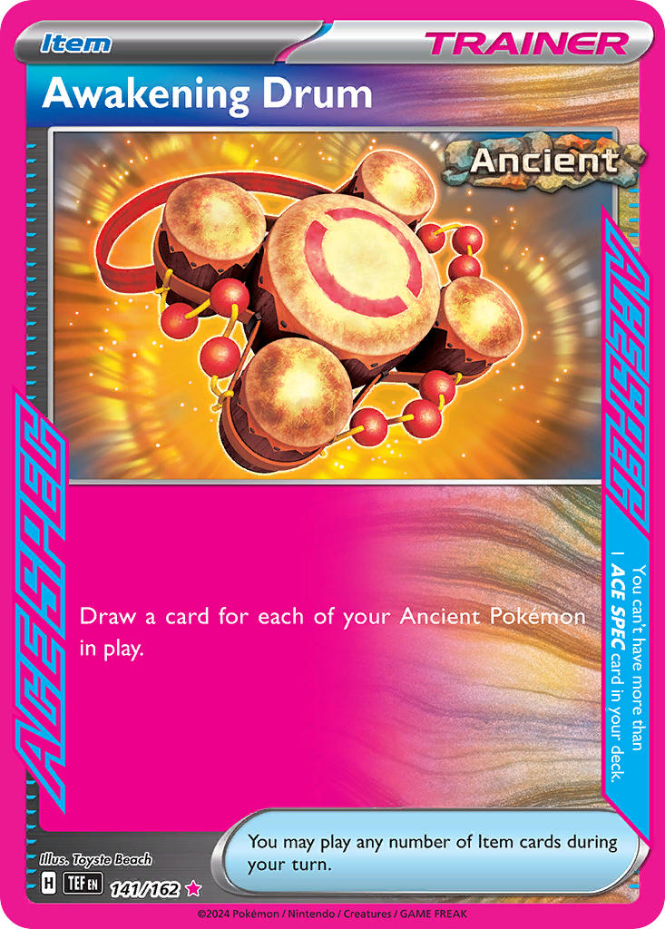 Awakening Drum⁣ - Temporal Forces⁣ (ACE Rare)⁣ [141] English / Near Mint / Normal