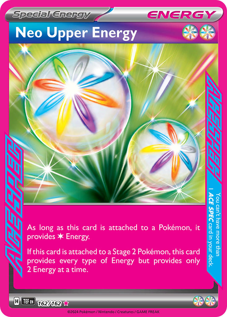 Neo Upper Energy⁣ - Temporal Forces⁣ (ACE Rare)⁣ [162] English / Near Mint / Normal