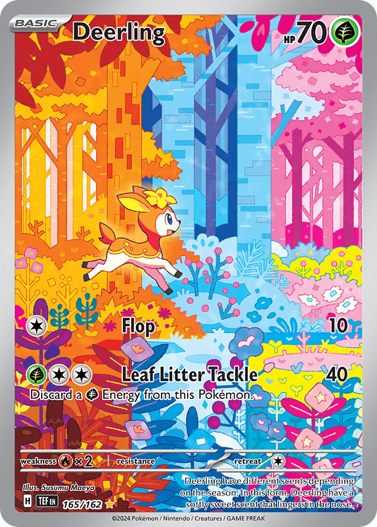 Deerling⁣ - Temporal Forces⁣ (Illustration Rare)⁣ [165] English / Near Mint / Normal