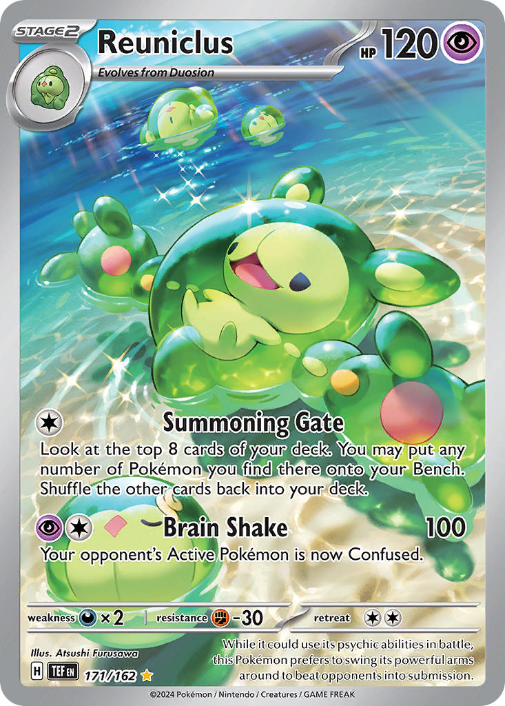 Reuniclus⁣ - Temporal Forces⁣ (Illustration Rare)⁣ [171] English / Near Mint / Normal
