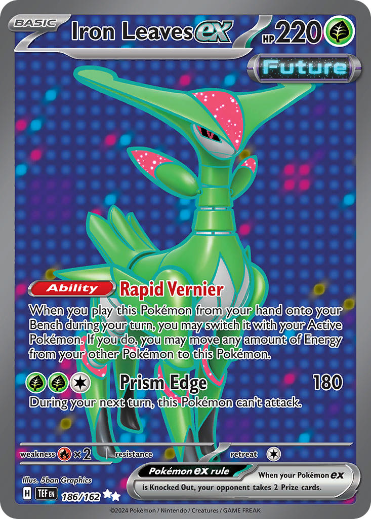 Iron Leaves ex⁣ - Temporal Forces⁣ (Ultra Rare)⁣ [186] English / Near Mint / Normal