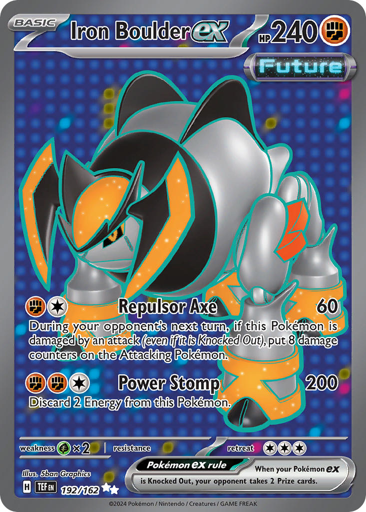 Iron Boulder ex⁣ - Temporal Forces⁣ (Ultra Rare)⁣ [192] English / Good / Normal