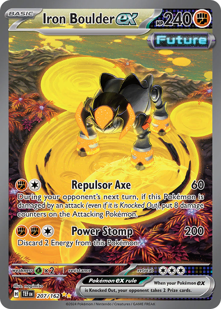 Iron Boulder ex⁣ - Temporal Forces⁣ (Special Illustration Rare)⁣ [207] English / Near Mint / Normal