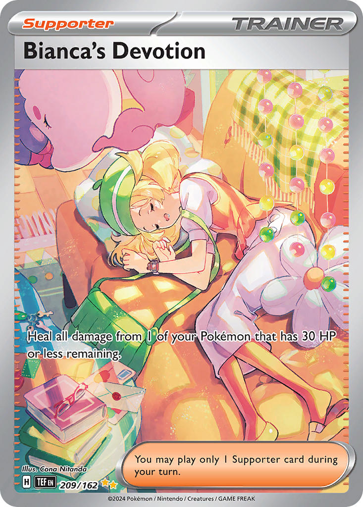 Bianca's Devotion⁣ - Temporal Forces⁣ (Special Illustration Rare)⁣ [209] English / Near Mint / Normal