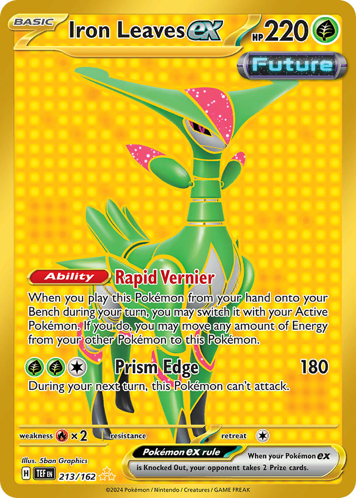 Iron Leaves ex⁣ - Temporal Forces⁣ (Secret Rare)⁣ [213] English / Near Mint / Normal