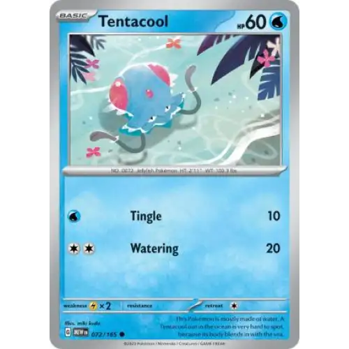 Tentacool - 072/165 - Enkeltkort