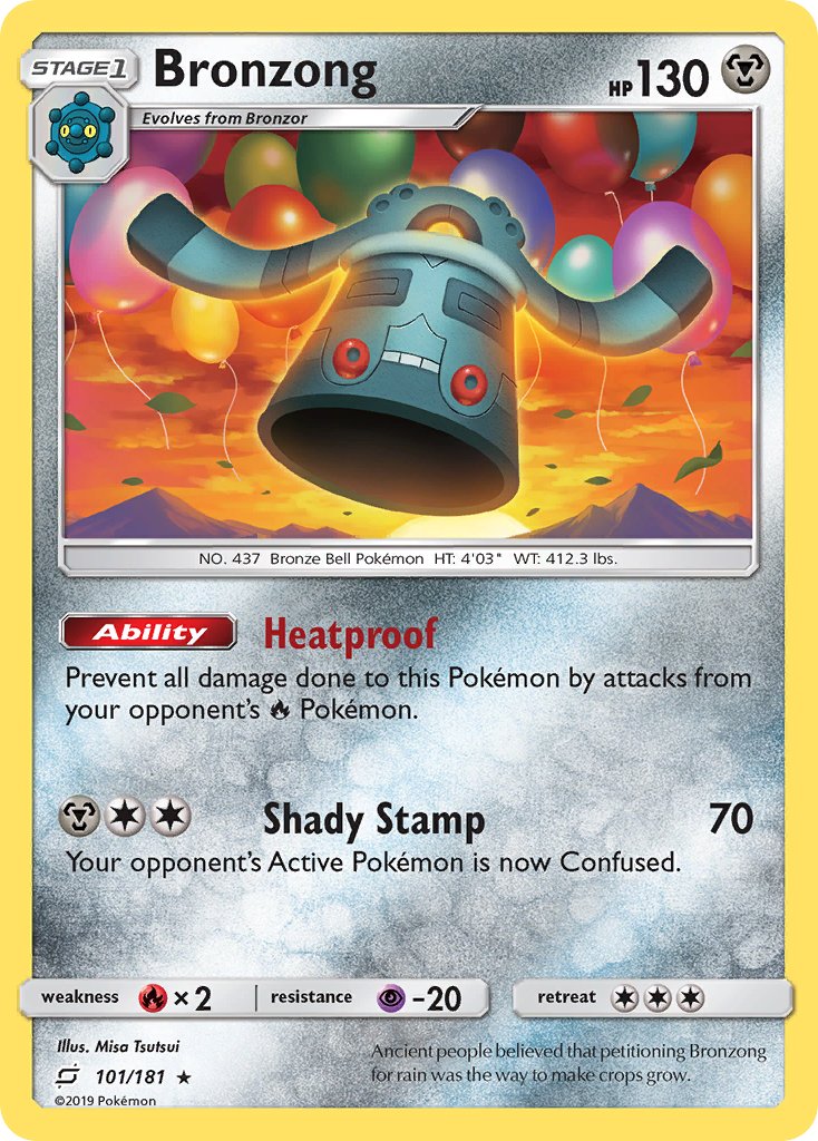 Bronzong⁣ - Team Up⁣ (Rare)⁣ [101] English / Near Mint / Normal