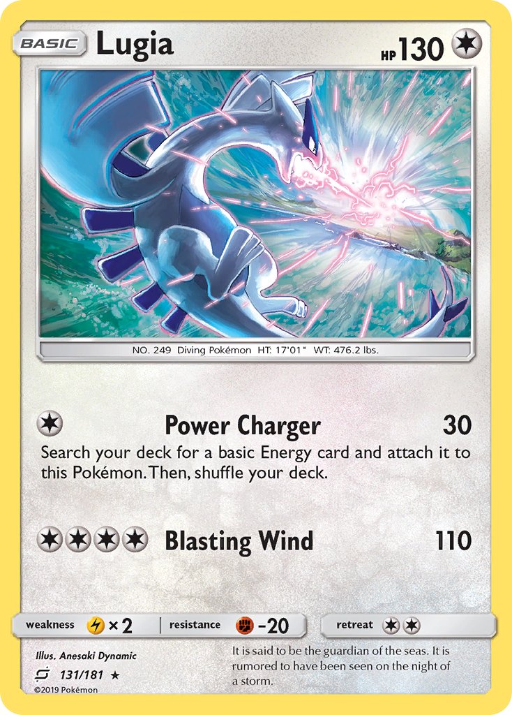 Lugia⁣ - Team Up⁣ (Holo Rare)⁣ [131] English / Near Mint / Normal