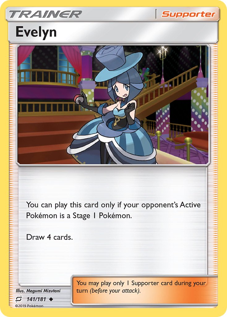 Evelyn⁣ - Team Up⁣ (Uncommon)⁣ [141] English / Near Mint / Normal