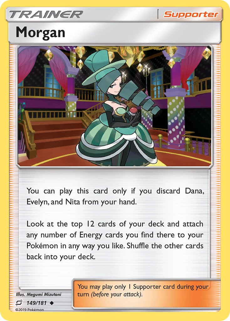Morgan⁣ - Team Up⁣ (Uncommon)⁣ [149] English / Near Mint / Reverse-Holo Normal