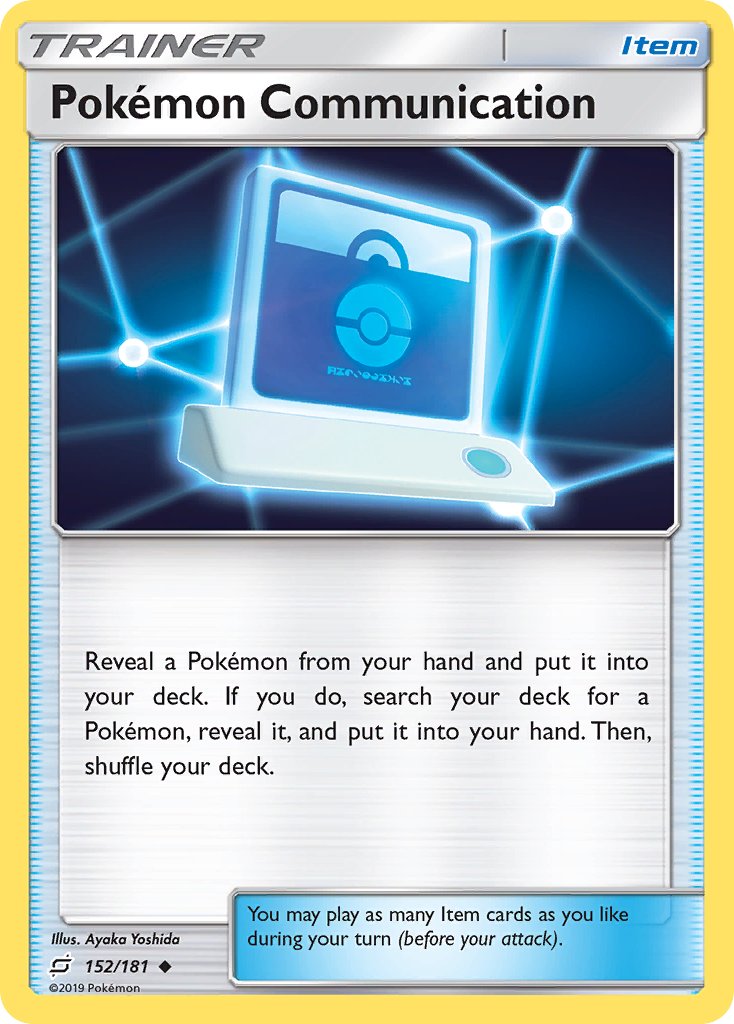 Pokémon Communication⁣ - Team Up⁣ (Uncommon)⁣ [152] English / Excellent / Normal