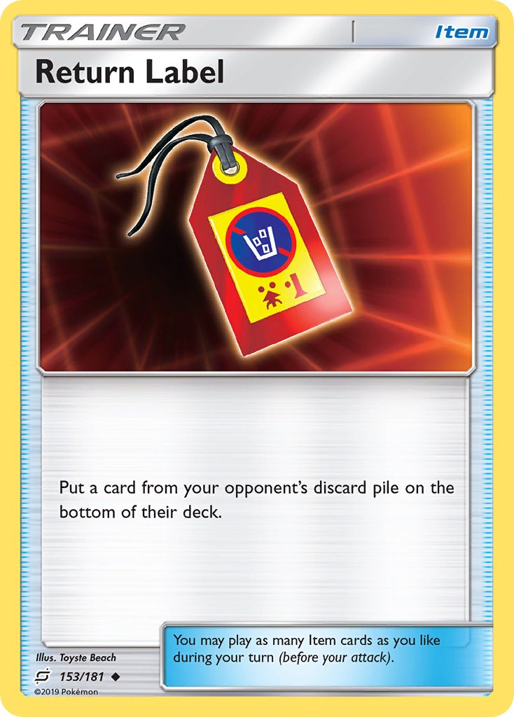 Return Label⁣ - Team Up⁣ (Uncommon)⁣ [153] English / Excellent / Normal