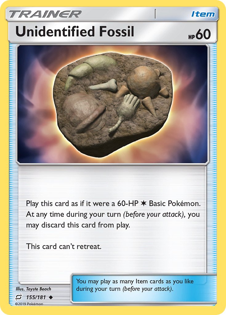 Unidentified Fossil⁣ - Team Up⁣ (Uncommon)⁣ [155]