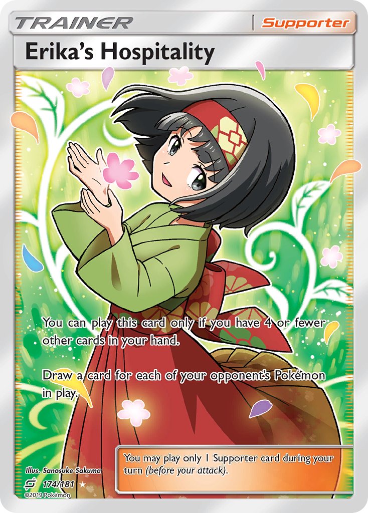 Erika's Hospitality⁣ - Team Up⁣ (Ultra Rare)⁣ [174] English / Near Mint / Normal