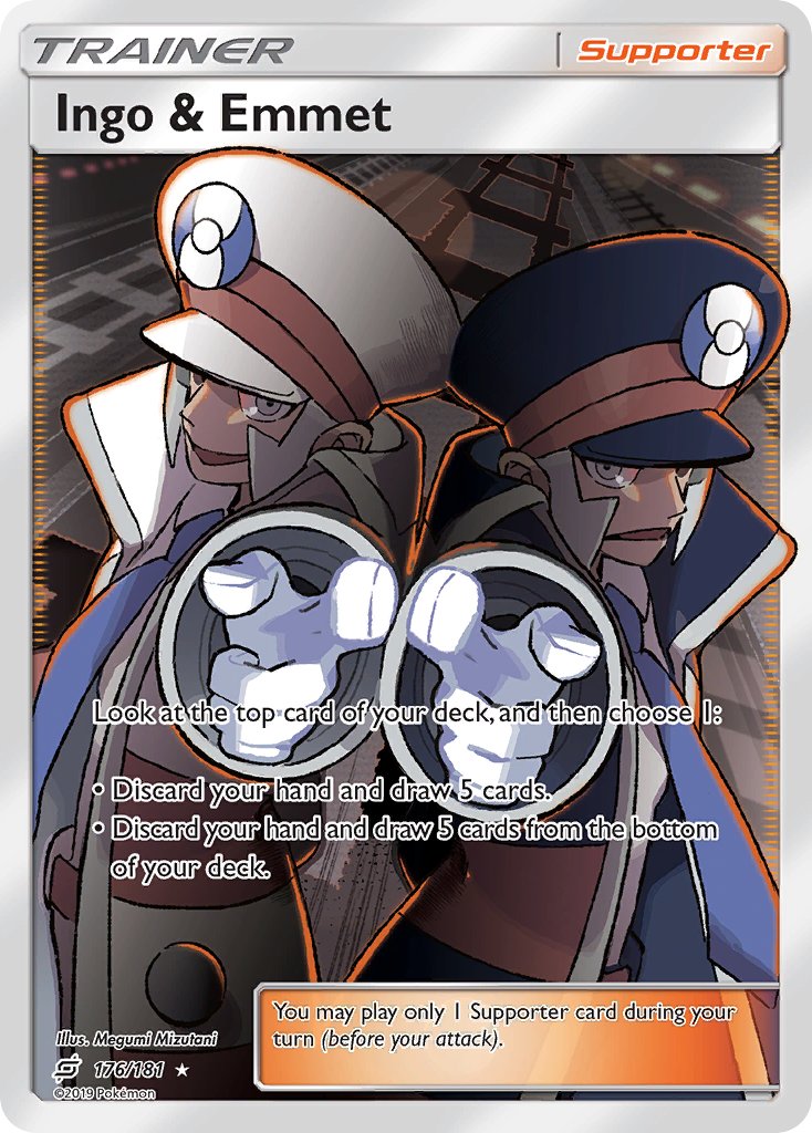 Ingo & Emmet⁣ - Team Up⁣ (Ultra Rare)⁣ [176] English / Near Mint / Normal