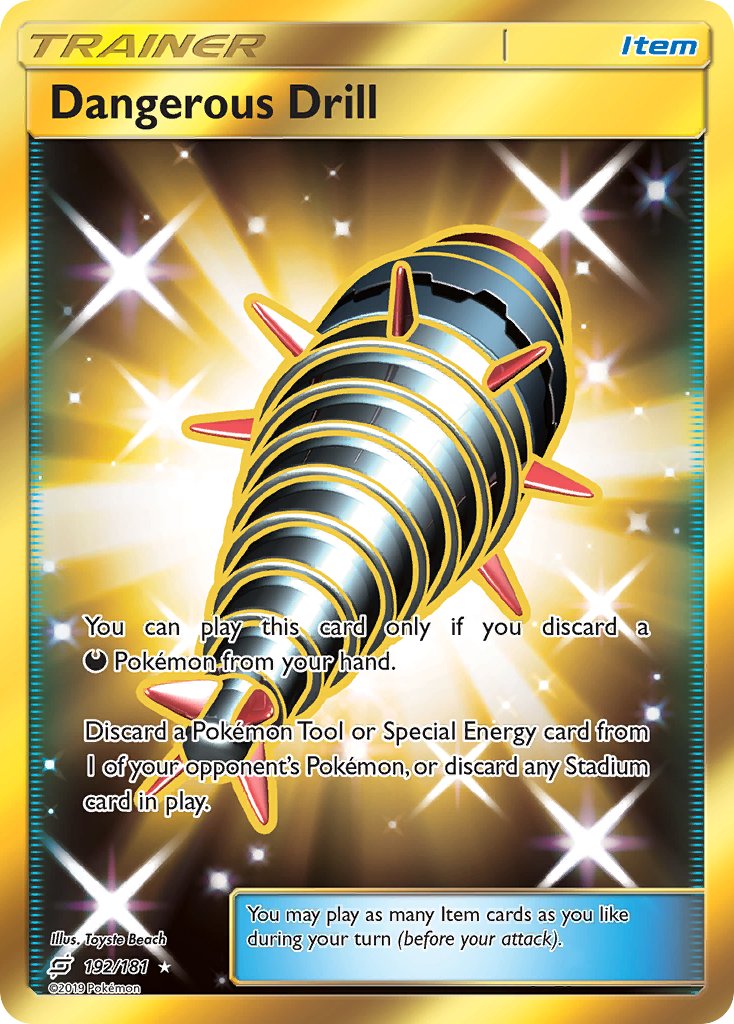 Dangerous Drill⁣ - Team Up⁣ (Secret Rare)⁣ [192] English / Near Mint / Normal