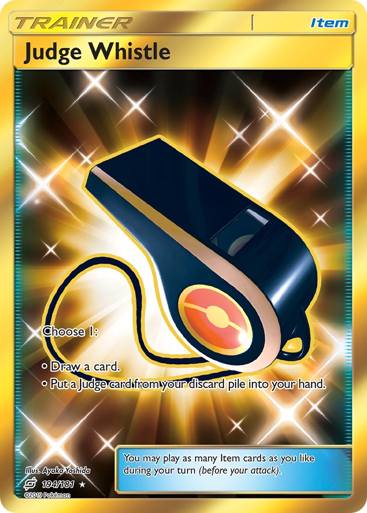 Judge Whistle⁣ - Team Up⁣ (Secret Rare)⁣ [194] English / Near Mint / Normal