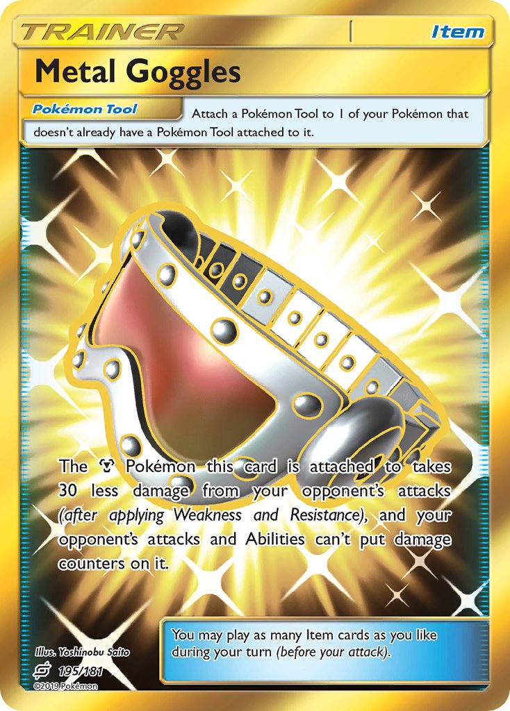 Metal Goggles⁣ - Team Up⁣ (Secret Rare)⁣ [195] English / Near Mint / Normal