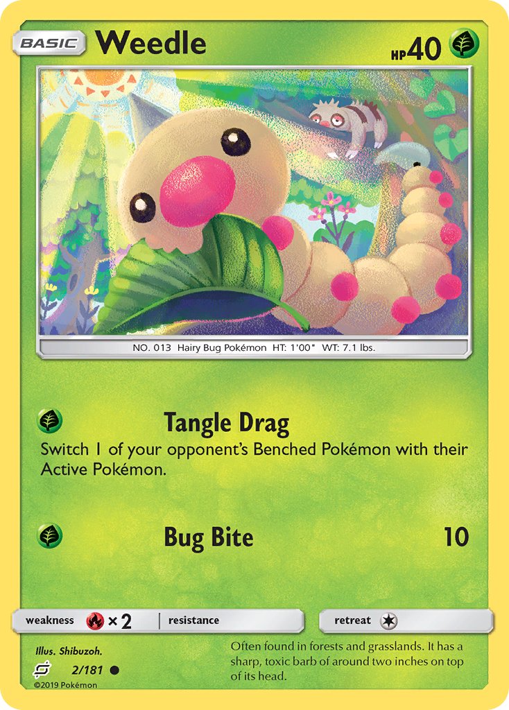 Weedle - Team Up (Common) [2] Kortspil