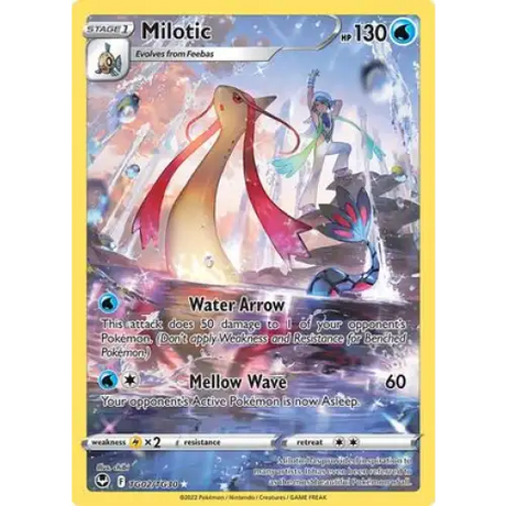(TG02/TG30) Milotic (Wallace) Enkeltkort Silver Tempest