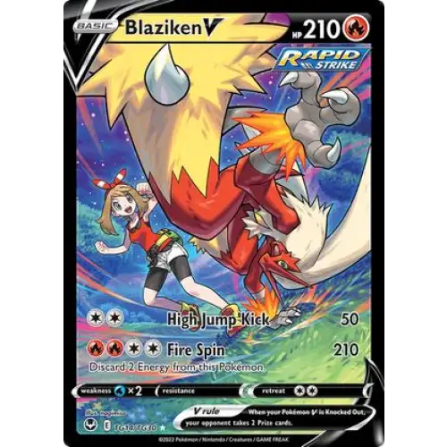 (TG14/TG30) Blaziken V (May) Enkeltkort Silver Tempest