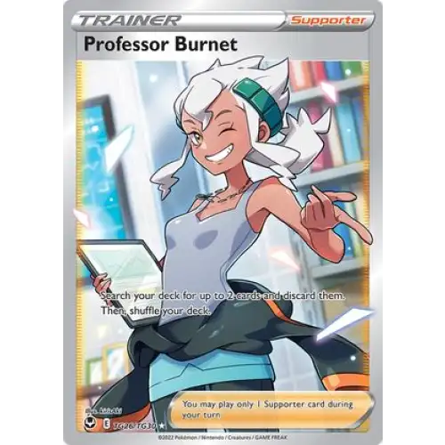 (TG26/TG30) Professor Burnet - Full Art Enkeltkort Silver Tempest