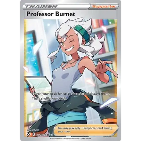 (TG26/TG30) Professor Burnet - Full Art Enkeltkort Silver Tempest